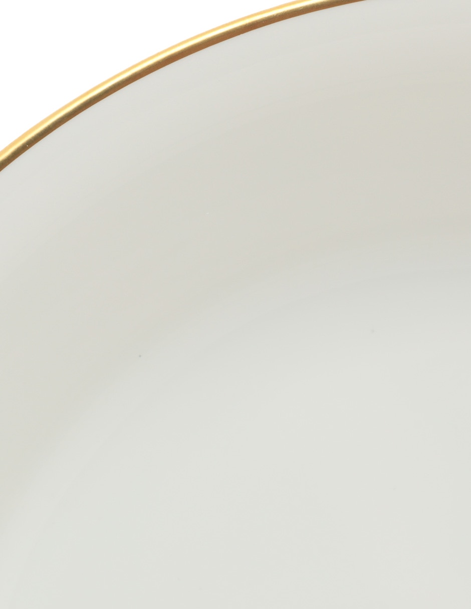 Plato hondo Palmyre de porcelana 3