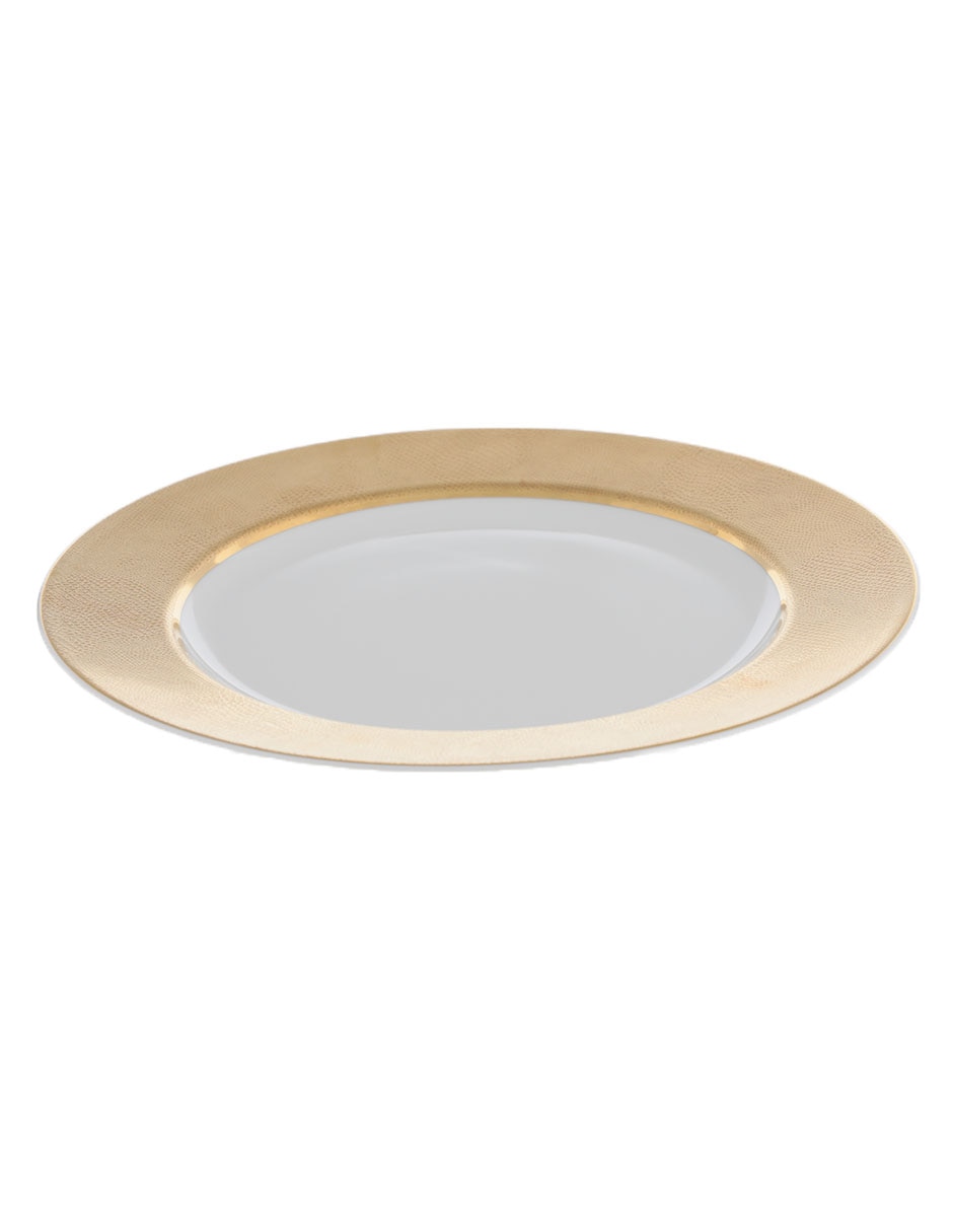 Platón Gold Sauvage de porcelana