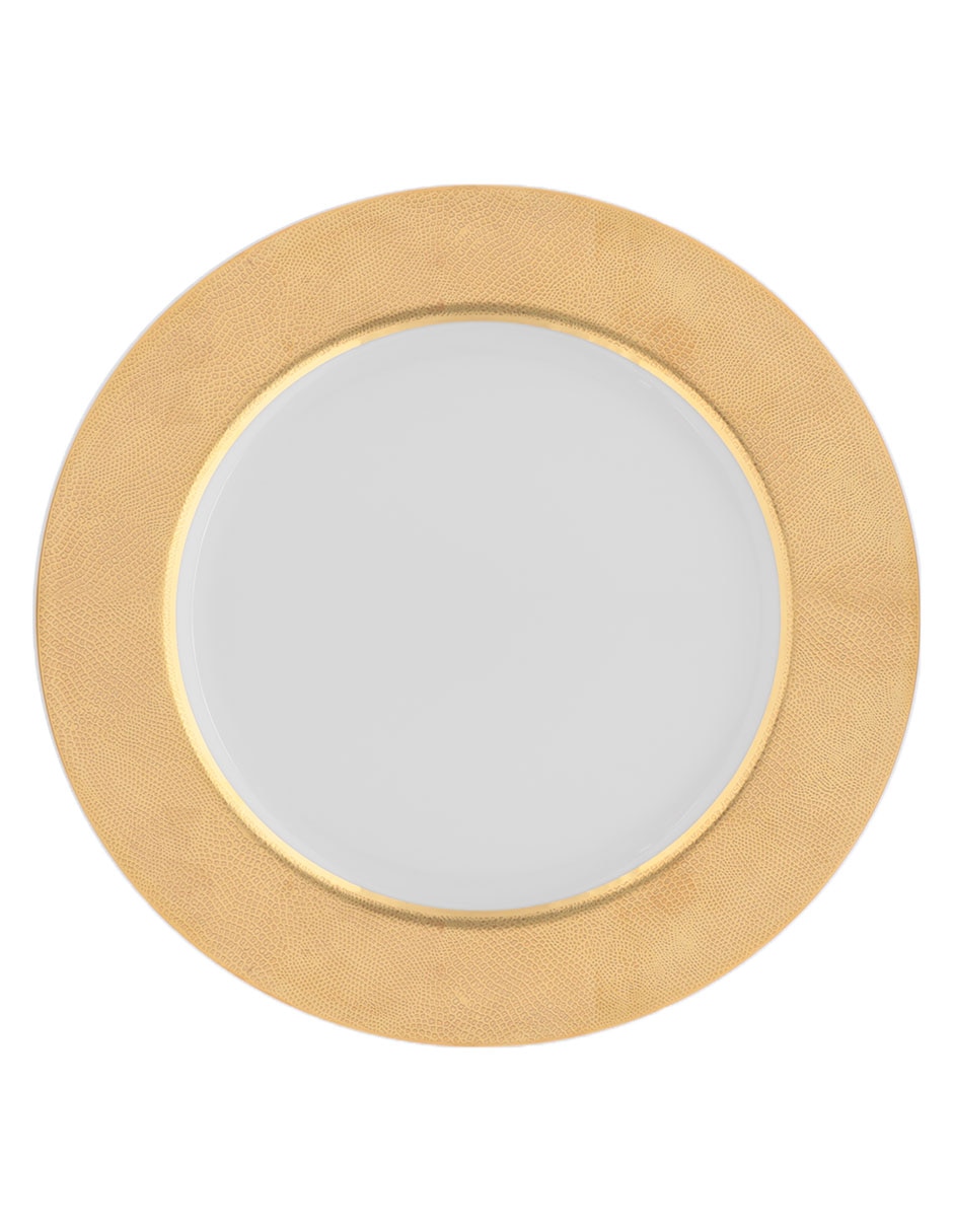Platón Gold Sauvage de porcelana 2