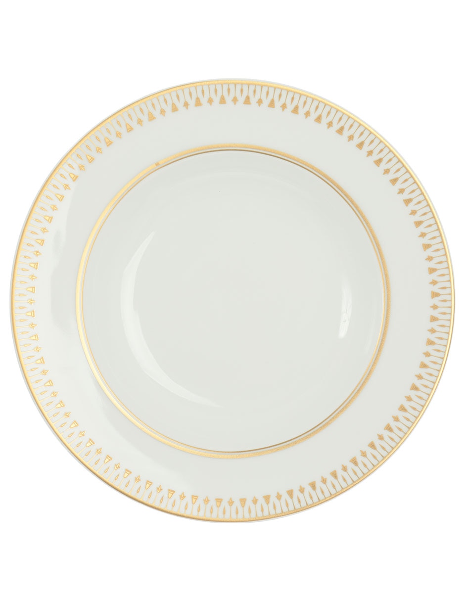 Plato sopa Soleil Levant de porcelana 2