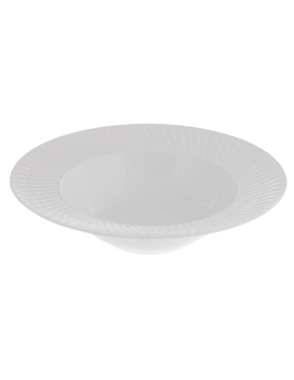 Plato sopa Twist de porcelana