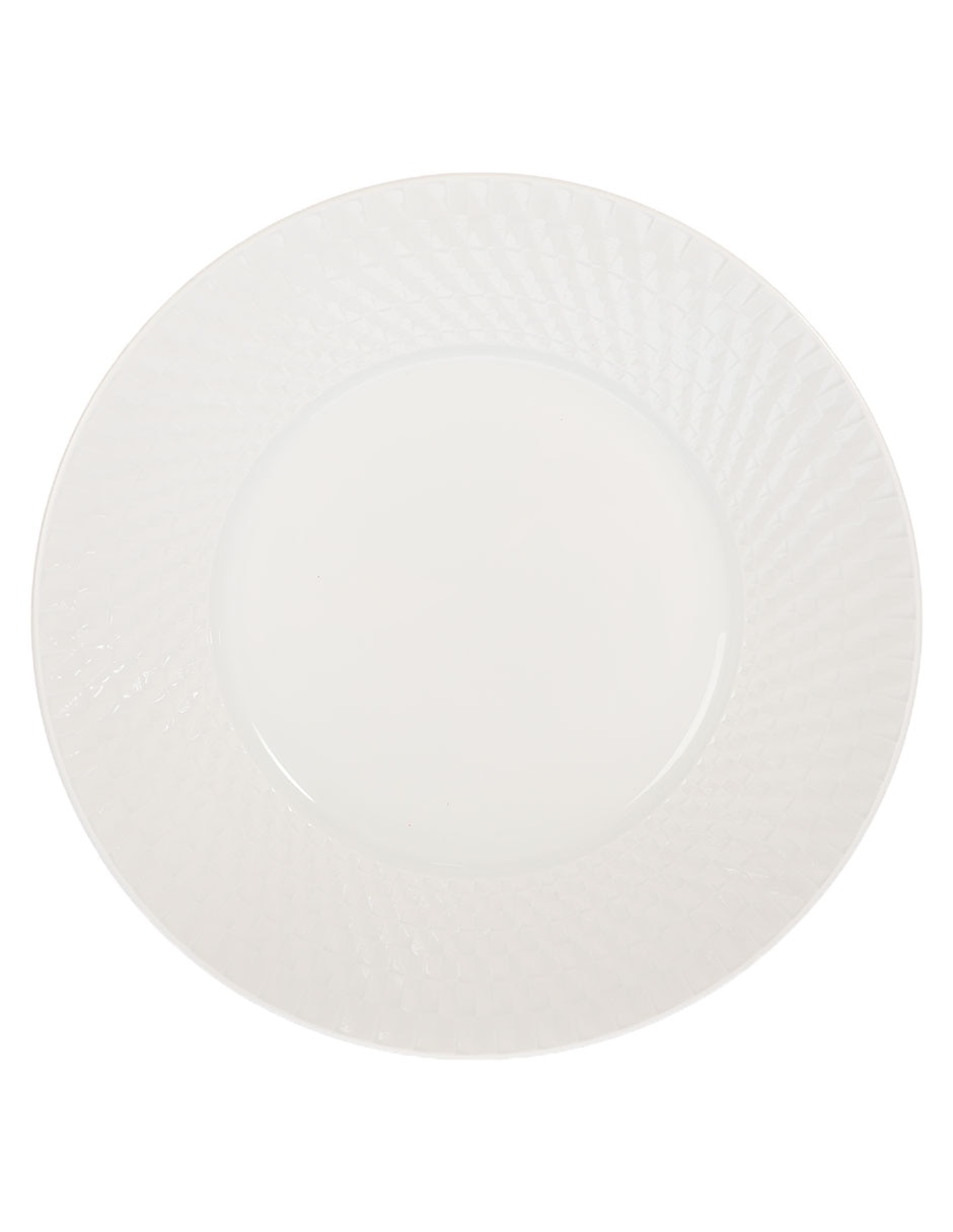Plato hondo Twist de porcelana 2