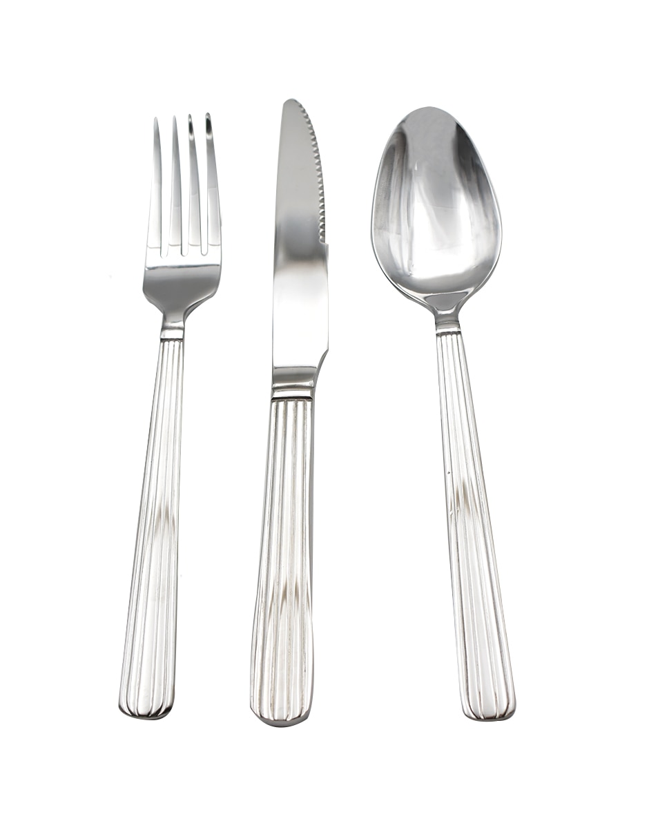 Set cubiertos de acero inoxidable 74 piezas 4