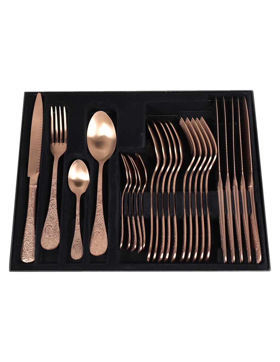 Set cubiertos Betty de acero inoxidable 24 piezas 3