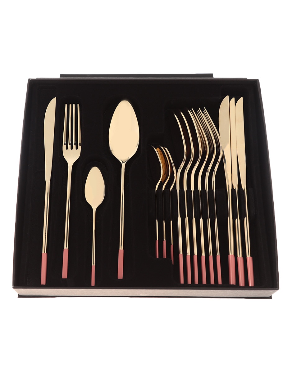 Set cubiertos Allegro de acero inoxidable 16 piezas 4
