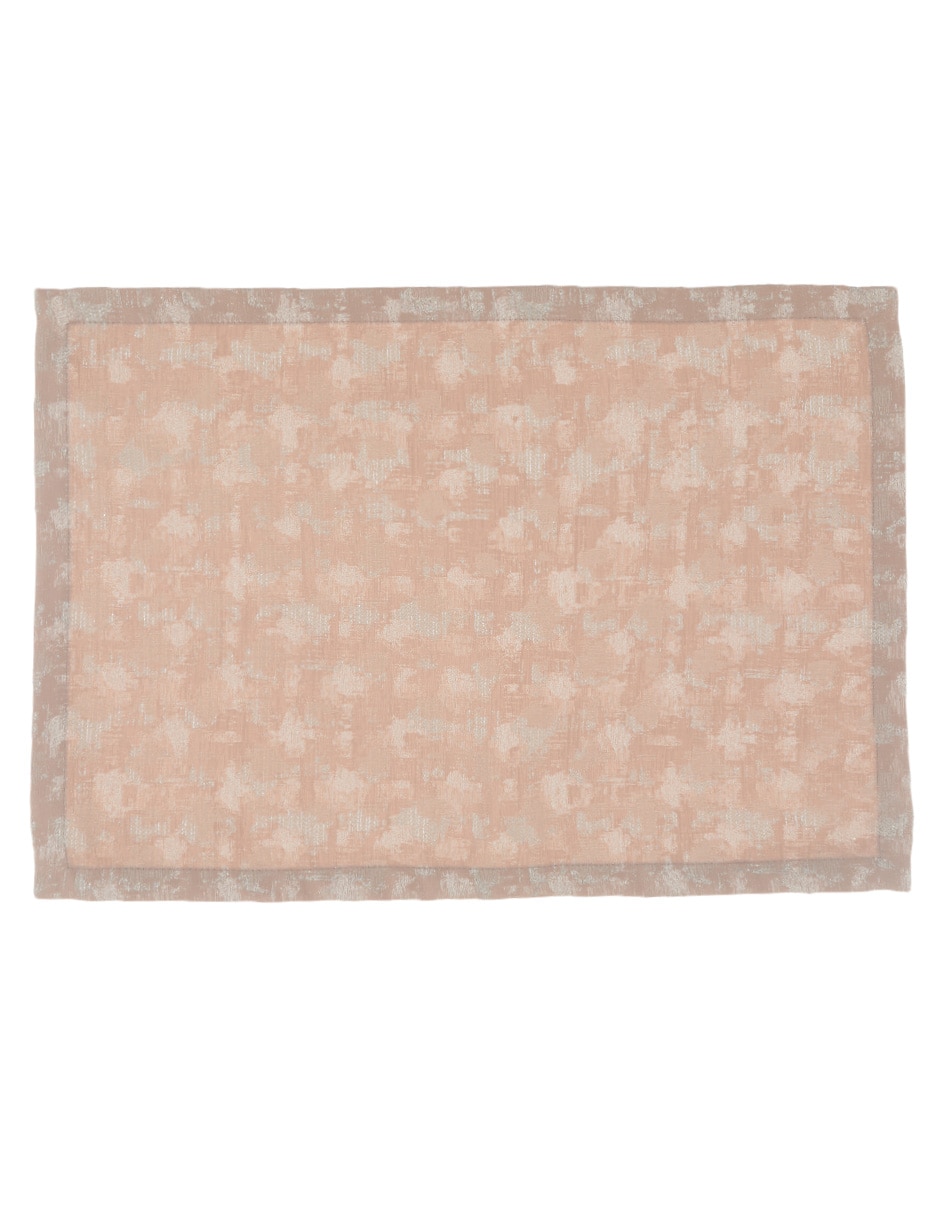 Mantel individual rectangular de poliéster Soffis