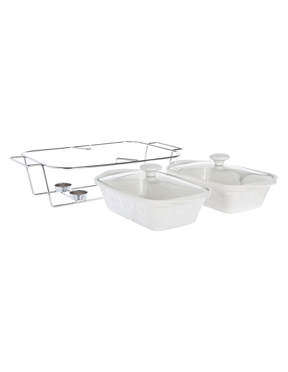 Set refractario de porcelana Twin 3