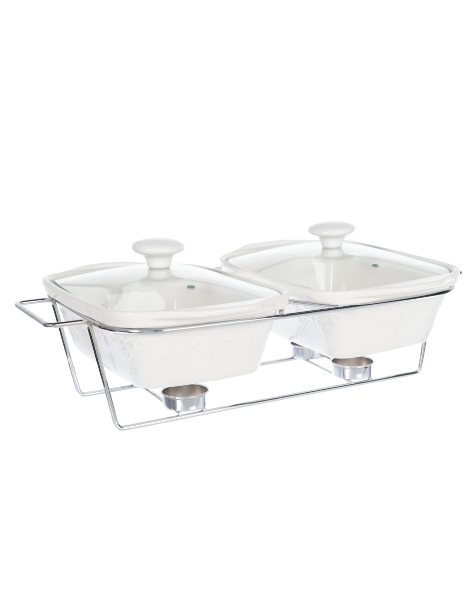 Set refractario de porcelana Twin 4