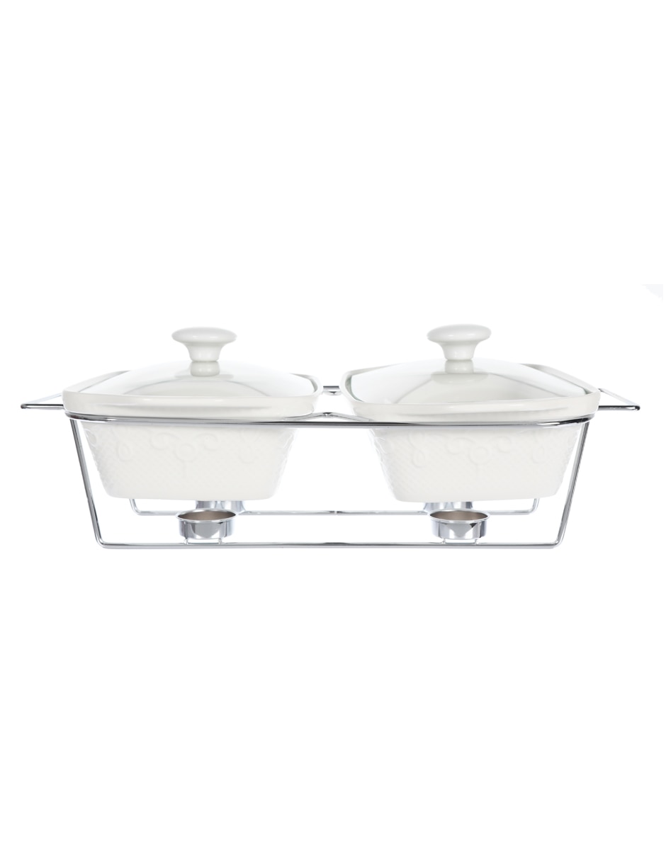 Set refractario de porcelana Twin 6