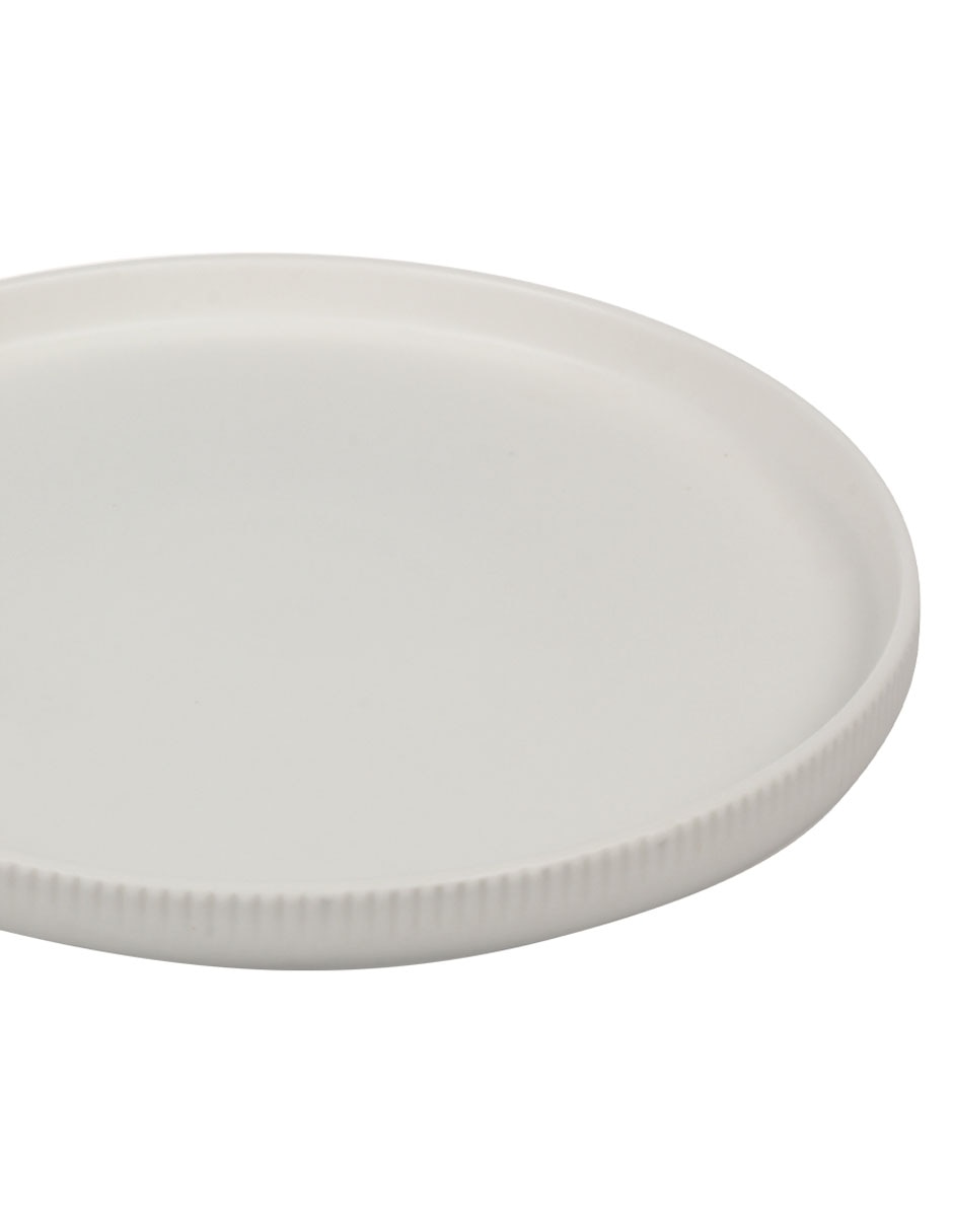 Plato ensalada Stripes de porcelana 3