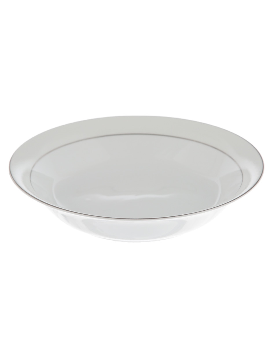 Plato hondo Dune de porcelana