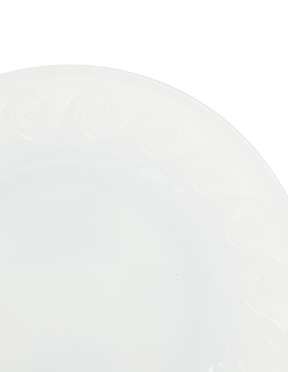 Plato pan Louvre de porcelana 3