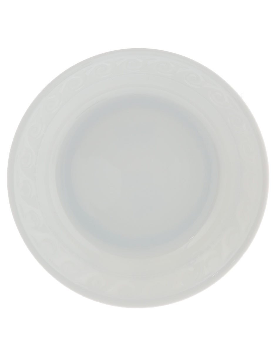 Plato hondo Louvre de porcelana 2
