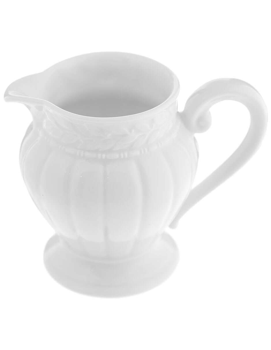 Cremera Louvre Blanc de porcelana 4