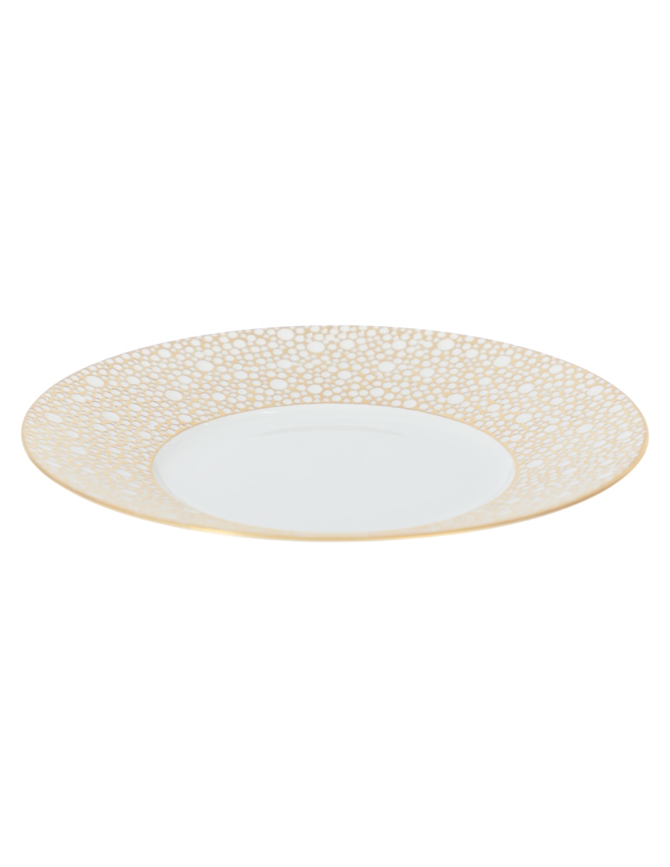 Plato para pan Bernardaud Ecume Mordor de porcelana Liverpool