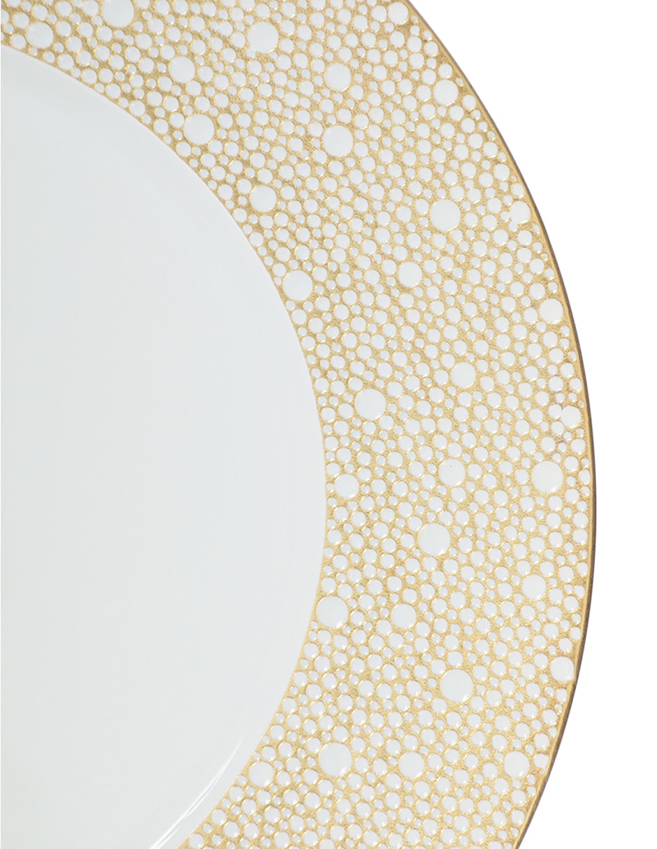 Plato base Eucume Mordore de porcelana 3