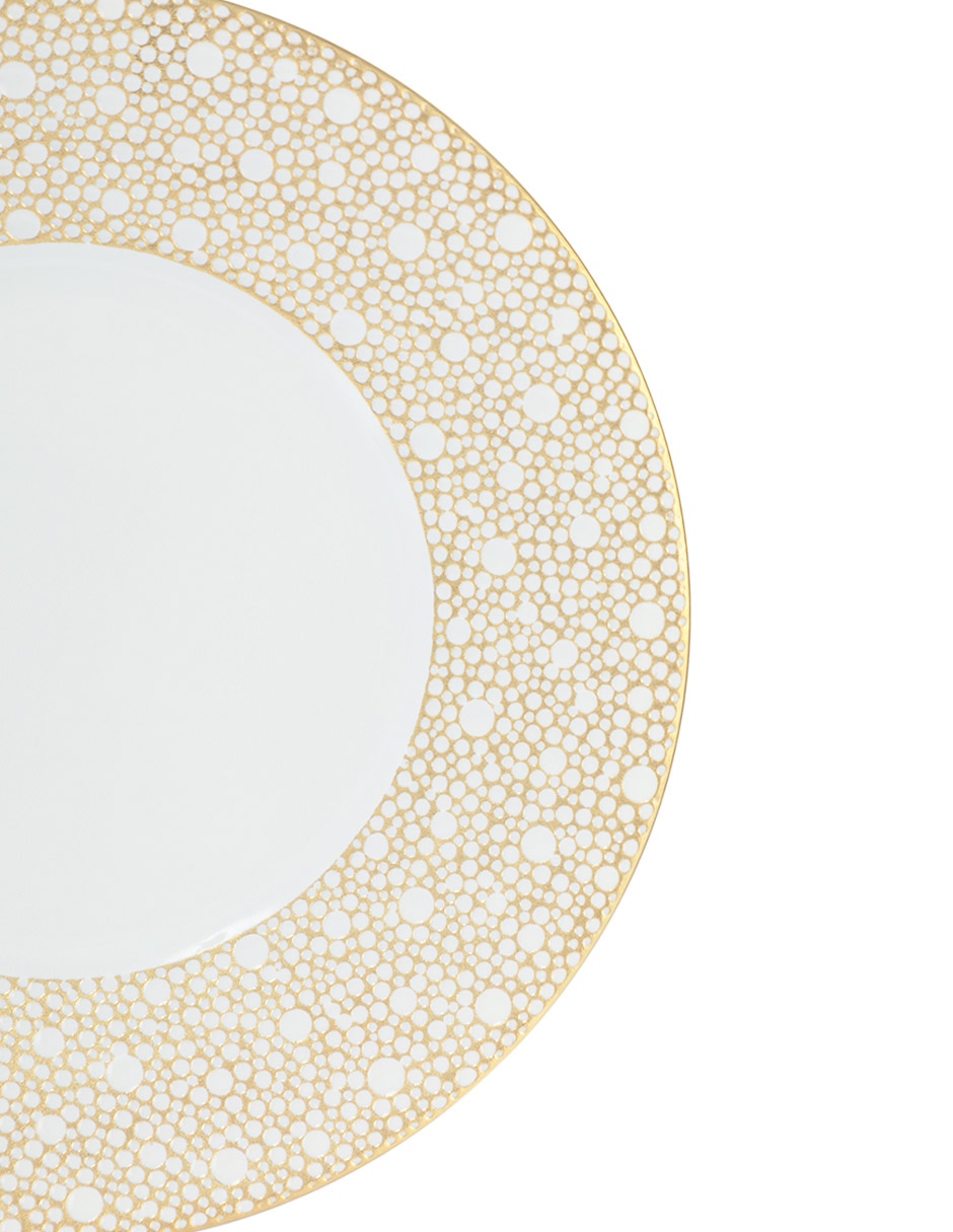Plato ensalada Ecume Mordoré de porcelana 3