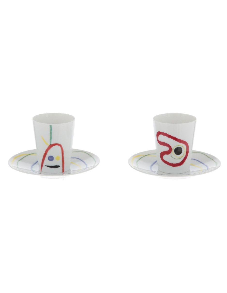 Set de tazas terno Joan Miro 4 piezas