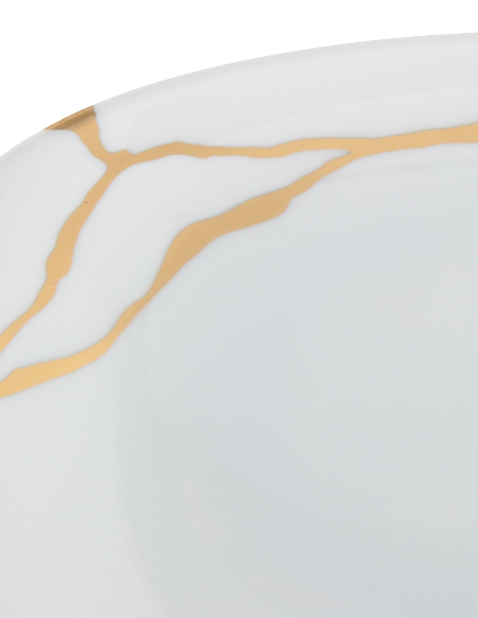 Platón Kintsugi de porcelana 3