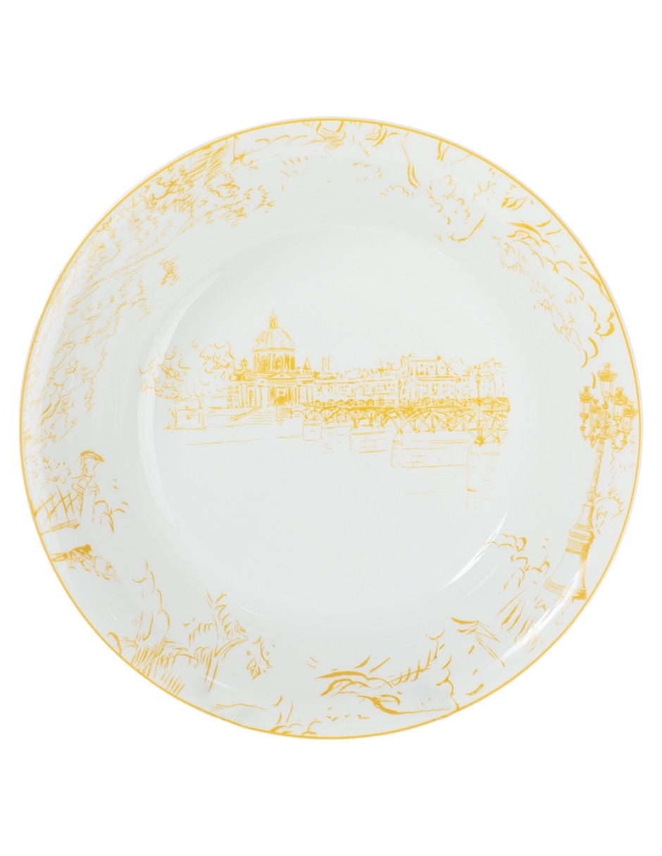 Plato hondo Tout Paris de porcelana 2