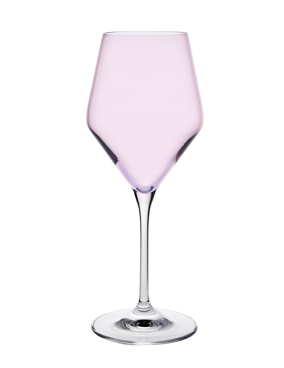 Copa para vino tinto Krosno 480 Mililitros Harmony rosa