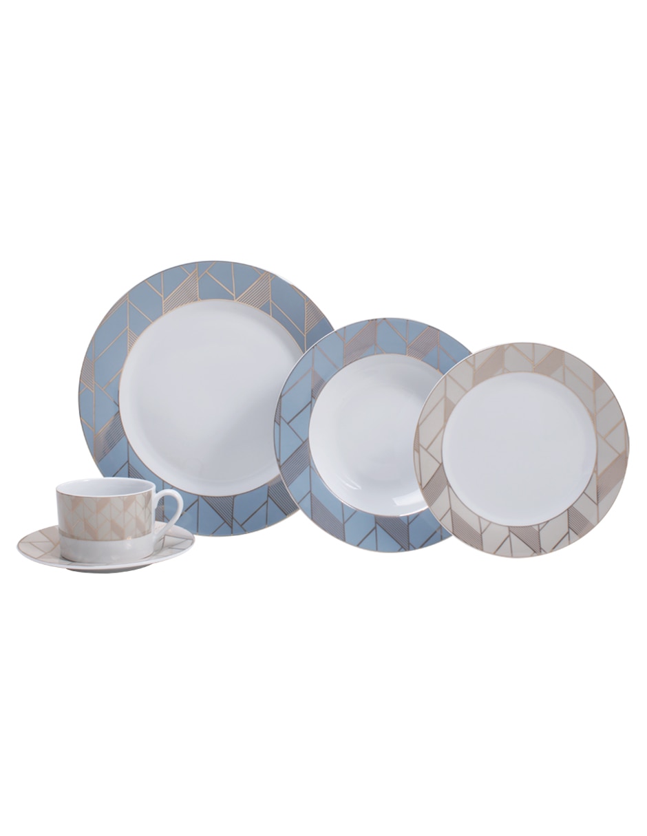 Vajilla albania de porcelana para 4 personas