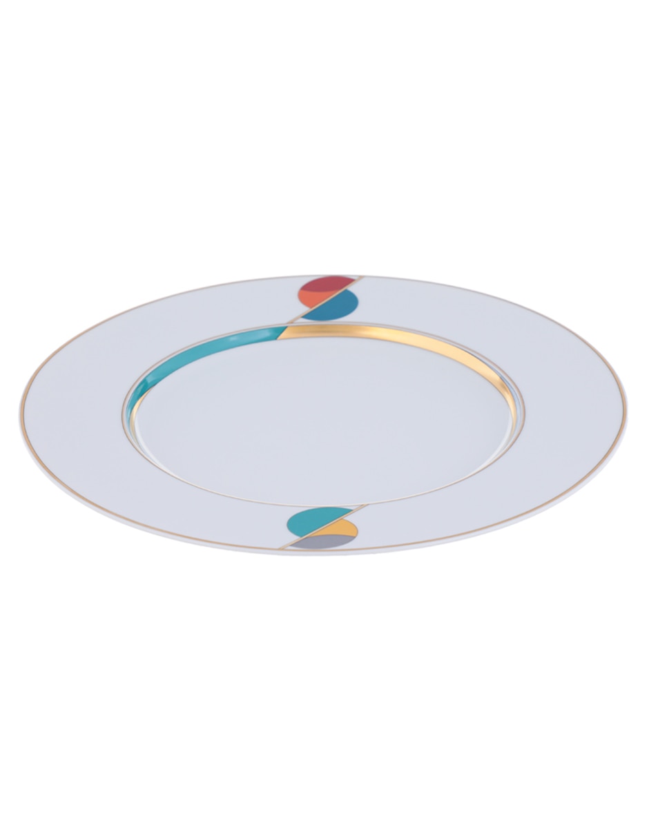 Plato trinche Futurismo de porcelana