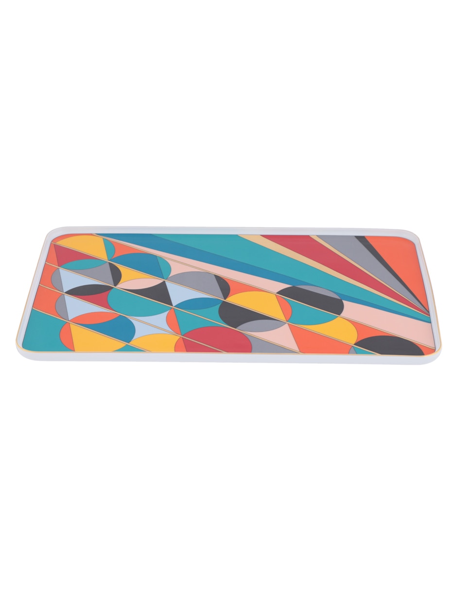 Bandeja de servicio Futurismo de porcelana