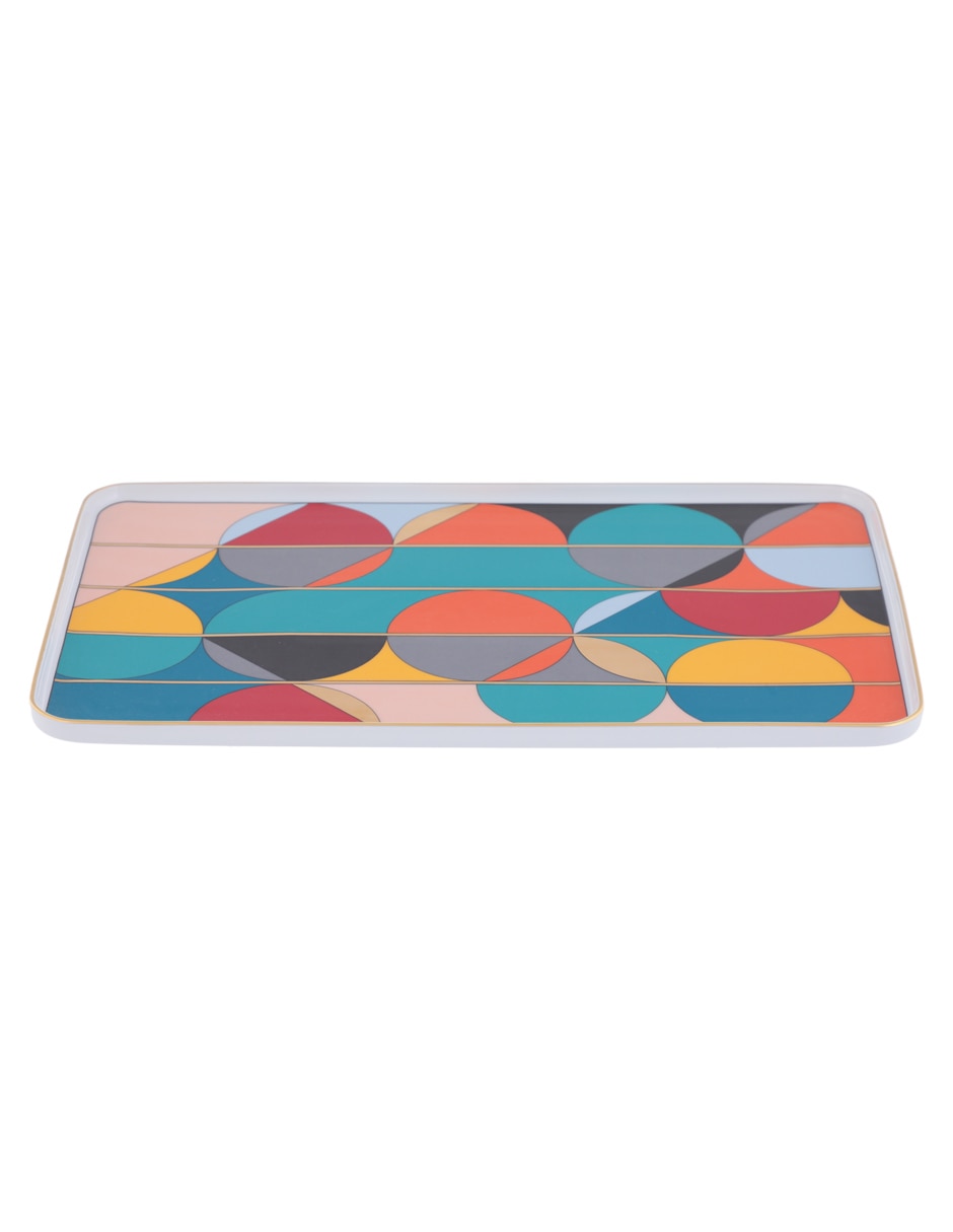 Bandeja de servicio Futurismo de porcelana