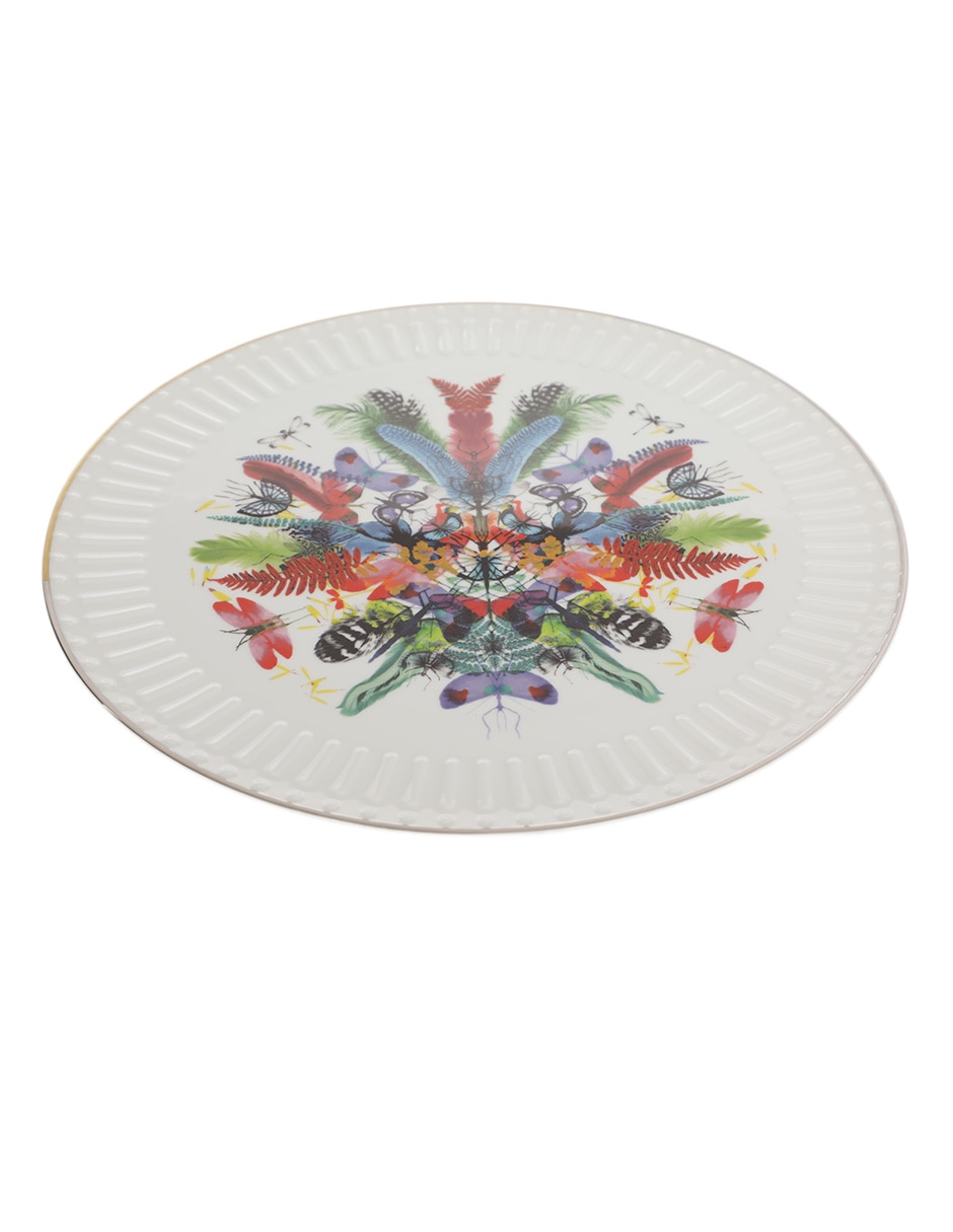 Plato base Caribe de porcelana