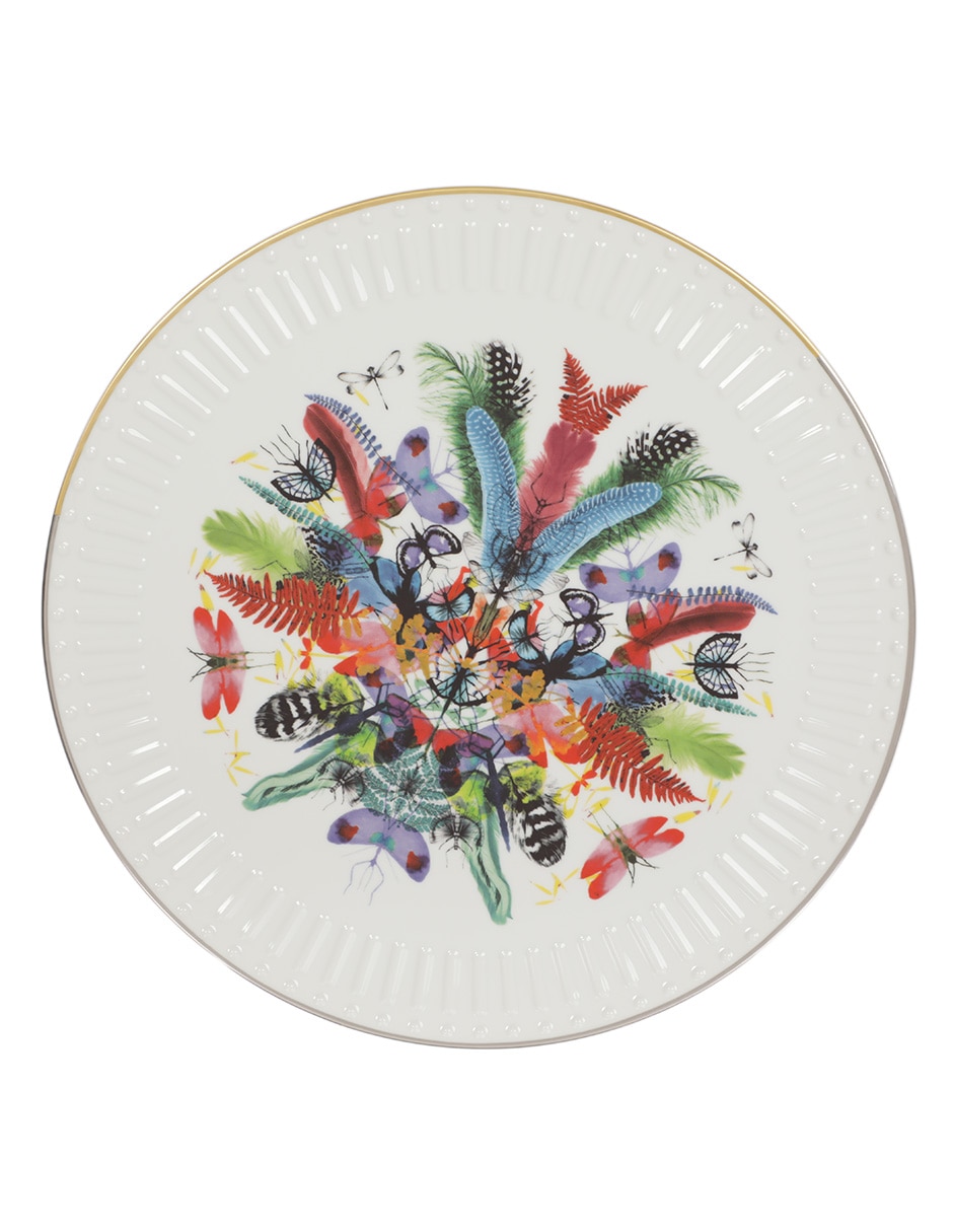 Plato base Caribe de porcelana 2
