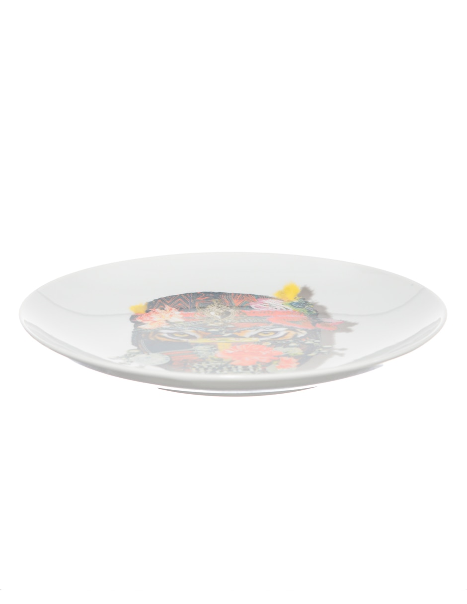 Plato postre Mister Tiger de porcelana