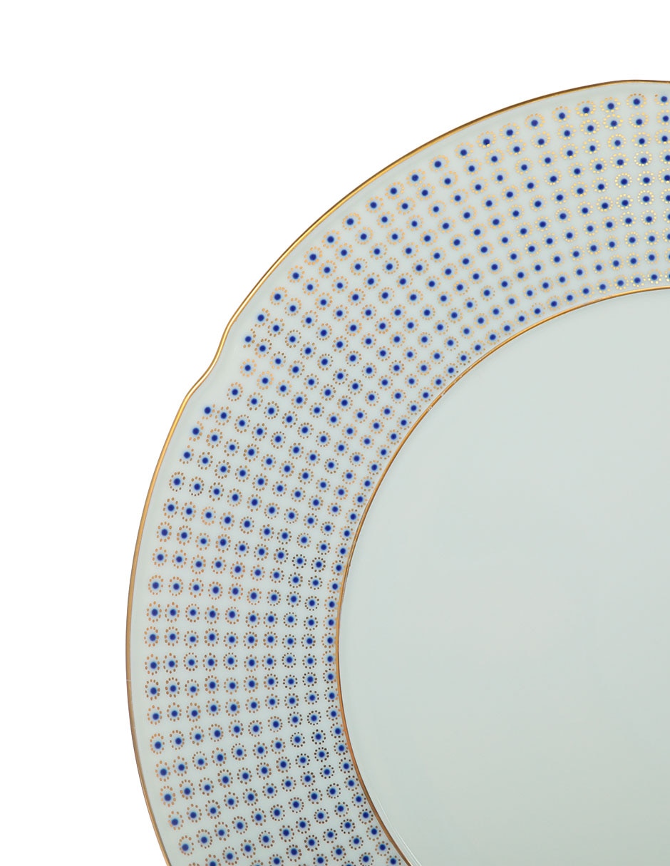 Plato base Constellation de porcelana 3
