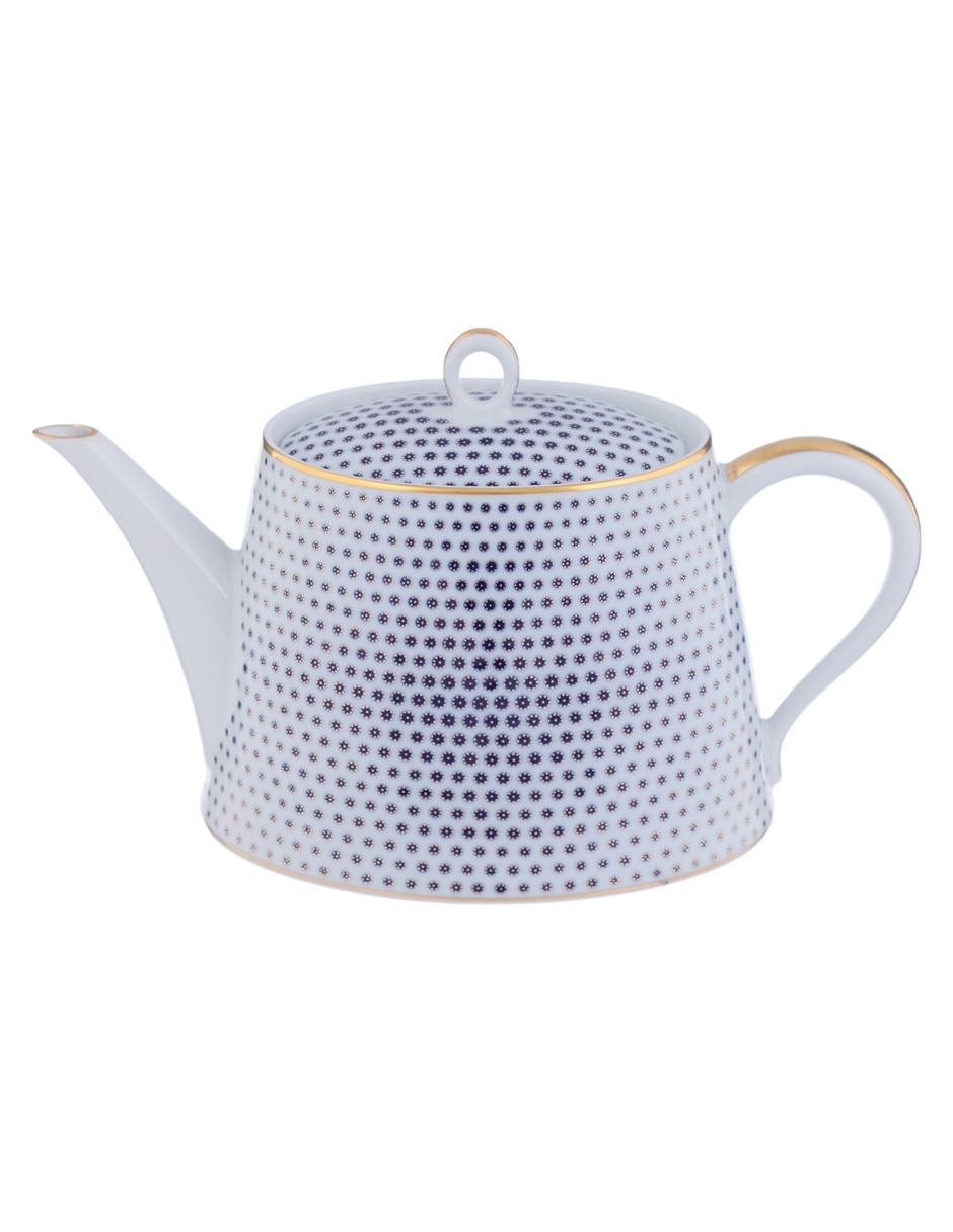 Tetera convencional de porcelana