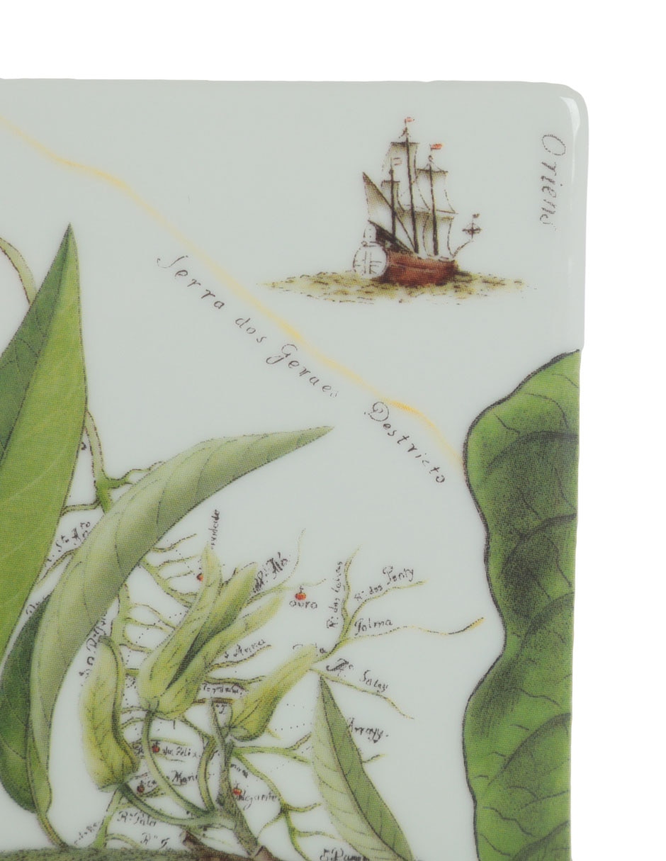 Set de portavasos Amazonia de porcelana 4 piezas 4