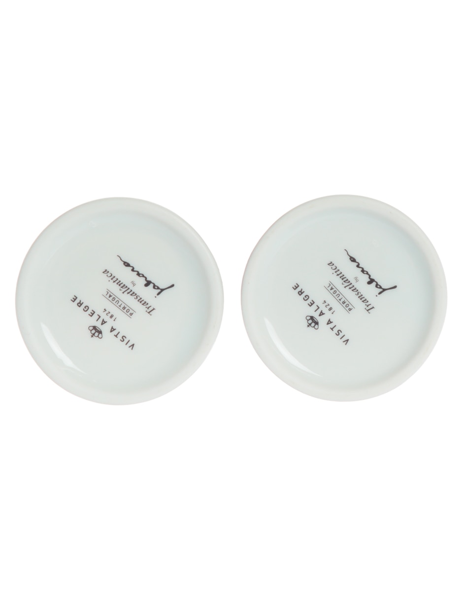 Set de aceite y vinagre Transatlántica de porcelana 5