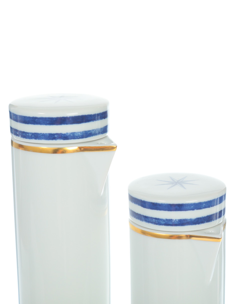 Set de aceite y vinagre Transatlántica de porcelana 6