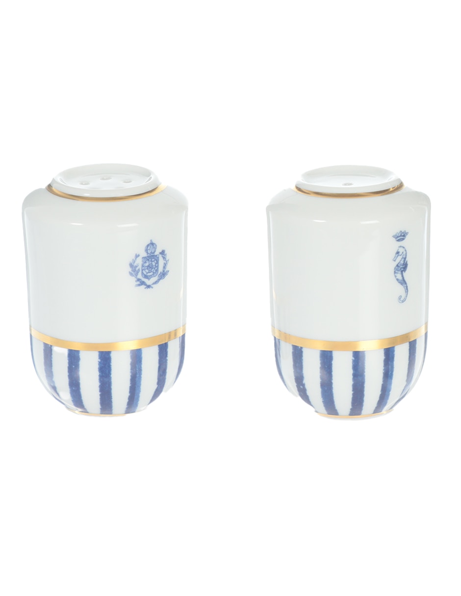 Set salero y pimentero Transatlántica de porcelana 2