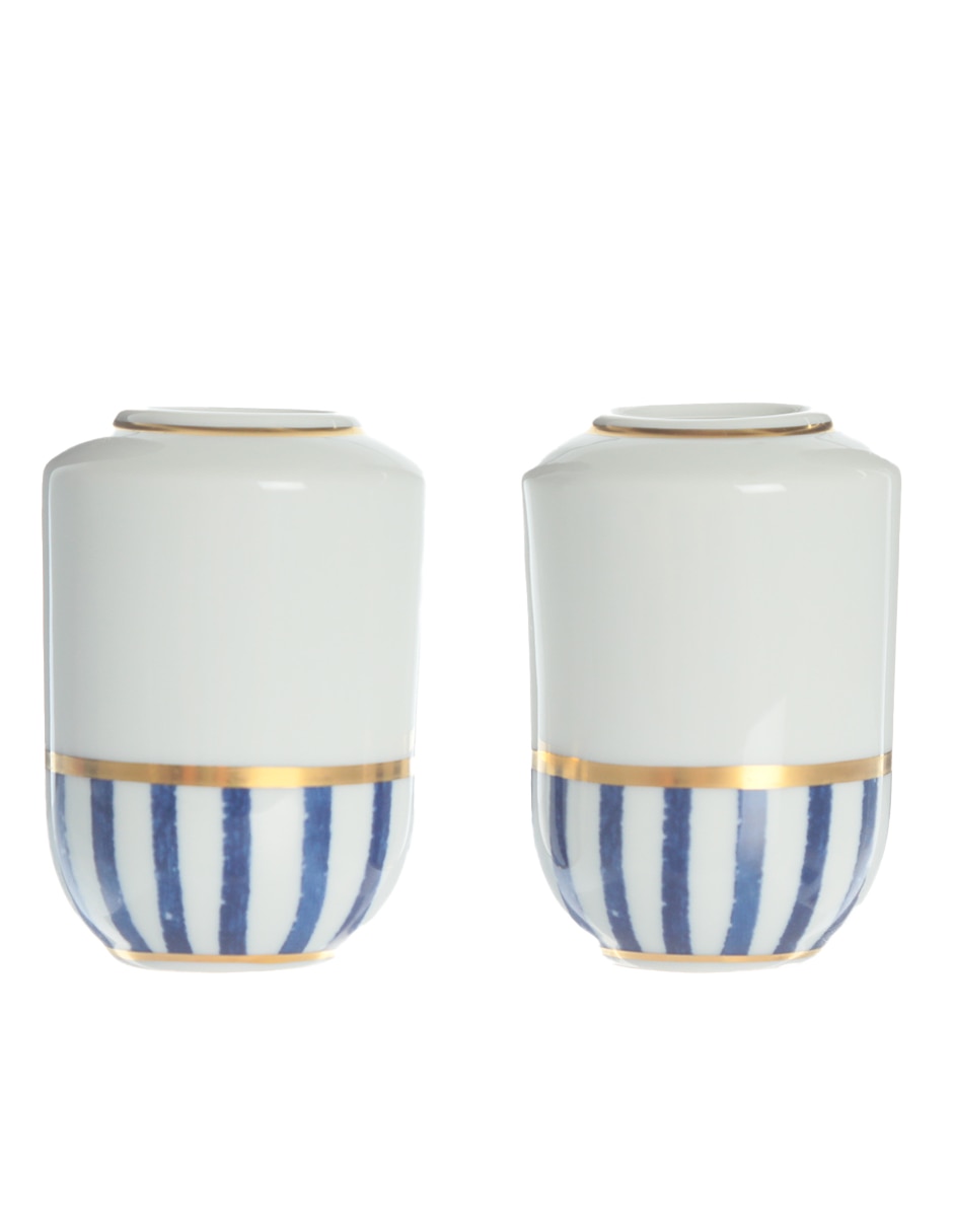 Set salero y pimentero Transatlántica de porcelana 3