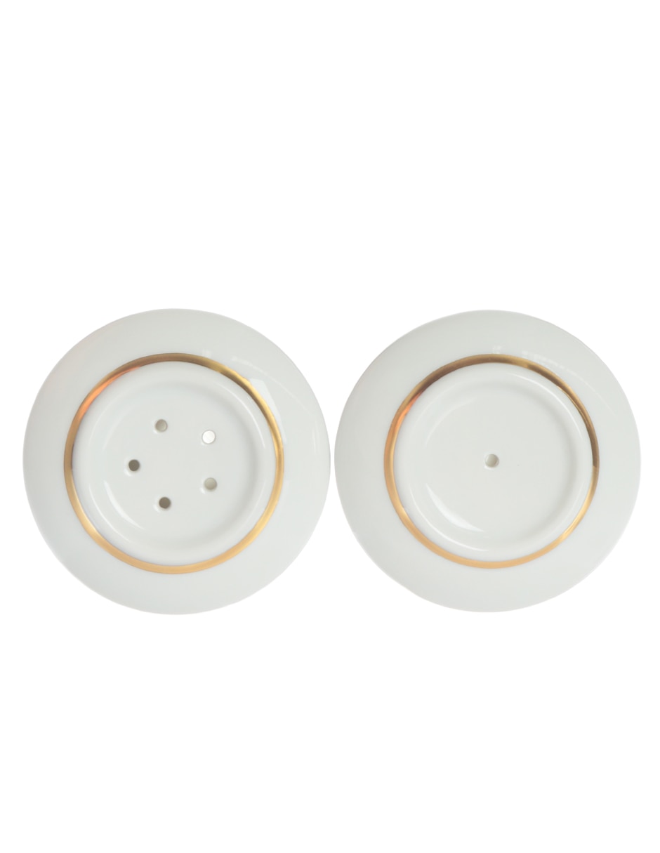 Set salero y pimentero Transatlántica de porcelana 4
