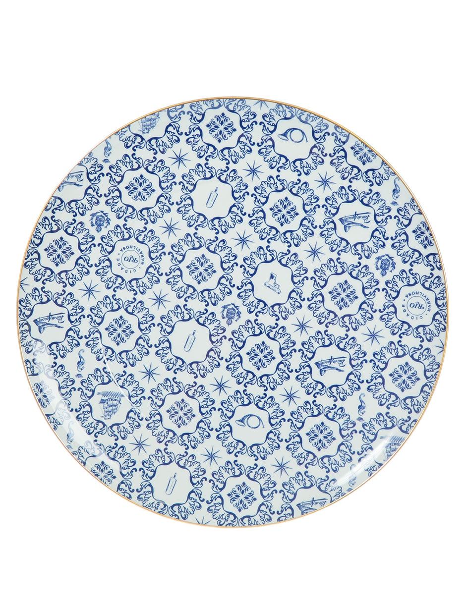 Platón Transatlántica de porcelana 2