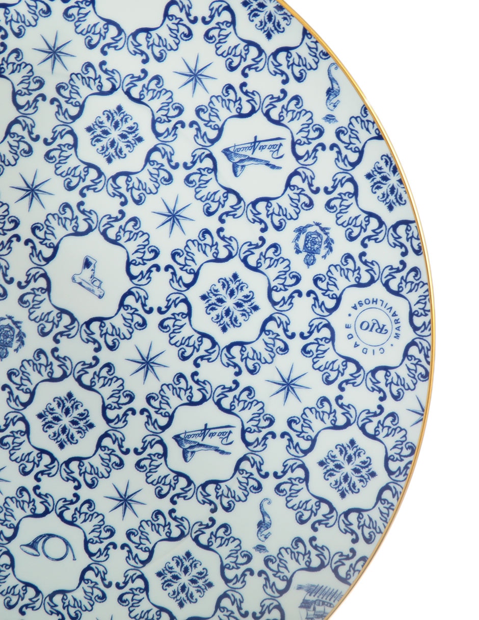 Platón Transatlántica de porcelana 3