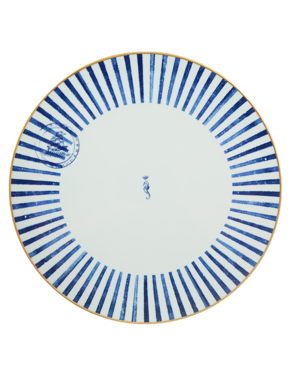 Plato base Transatlántica de porcelana 2