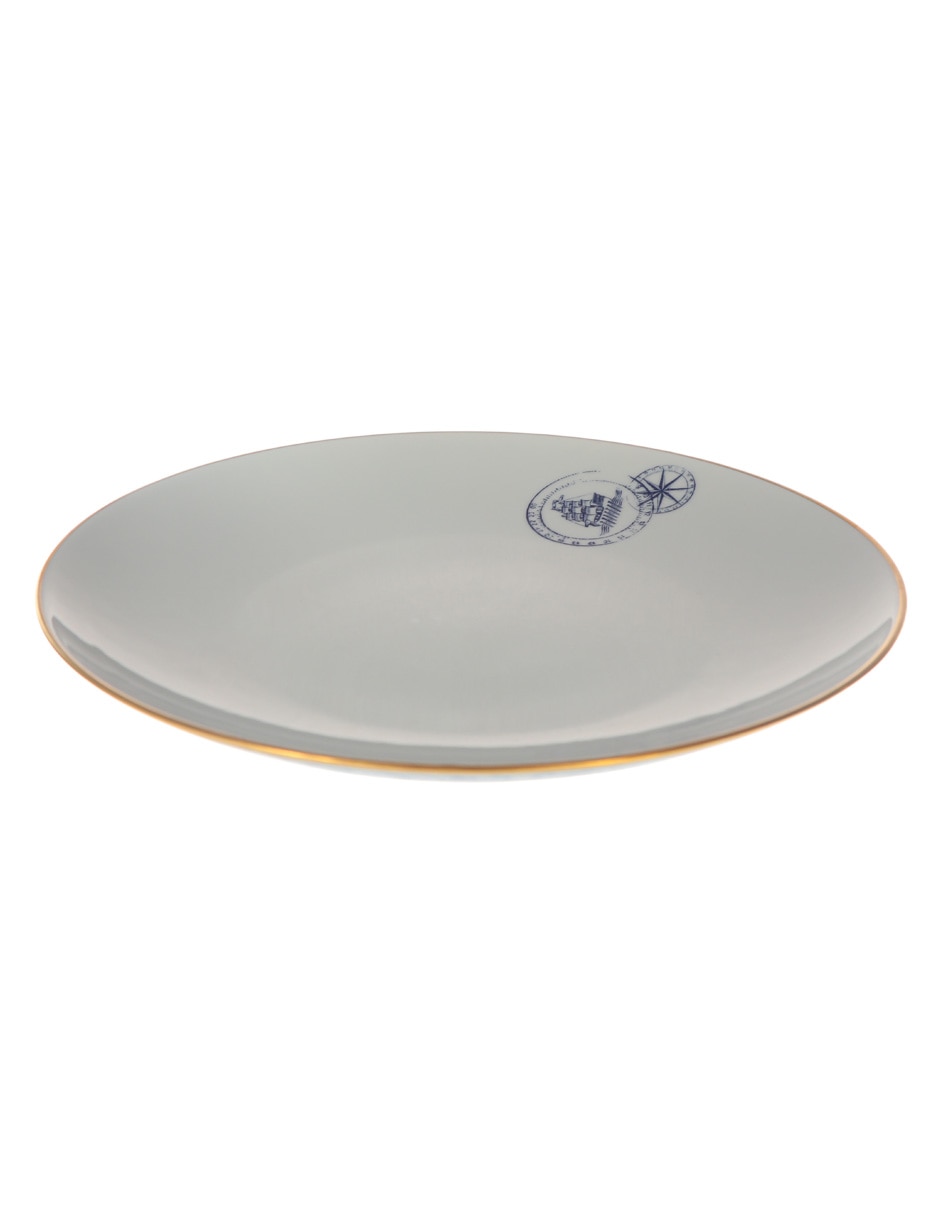 Plato trinche Transatlántica de porcelana