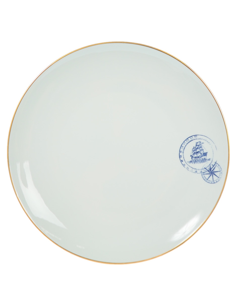 Plato trinche Transatlántica de porcelana 2