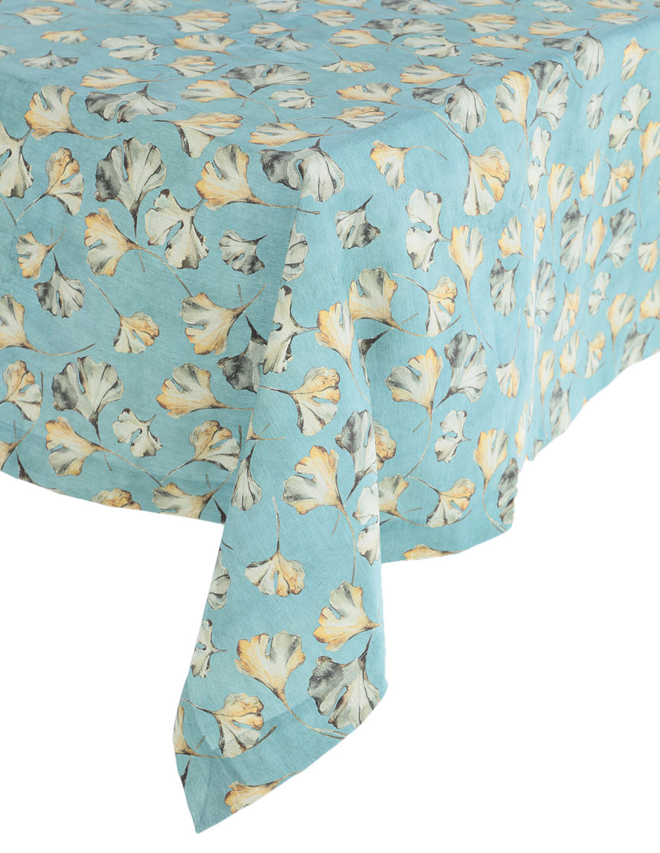 Mantel rectangular de algodón Ginko