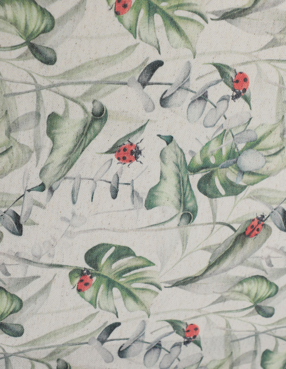 Mantel rectangular de lino 3