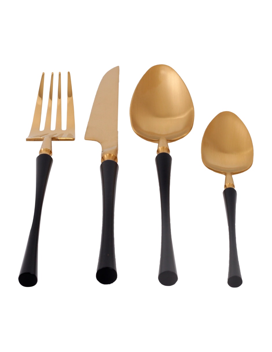 Set cubiertos Carmelo de acero inoxidable 16 piezas 2