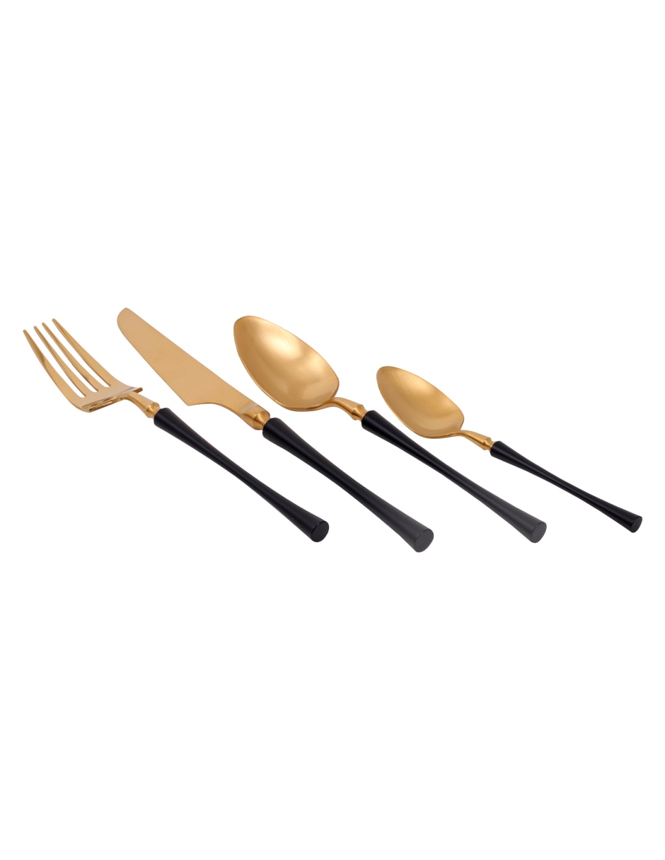 Set cubiertos Carmelo de acero inoxidable 16 piezas 3