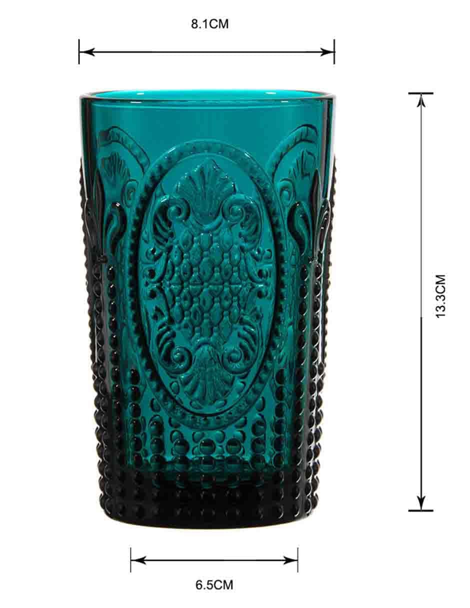 Vaso Blublu de vidrio 4